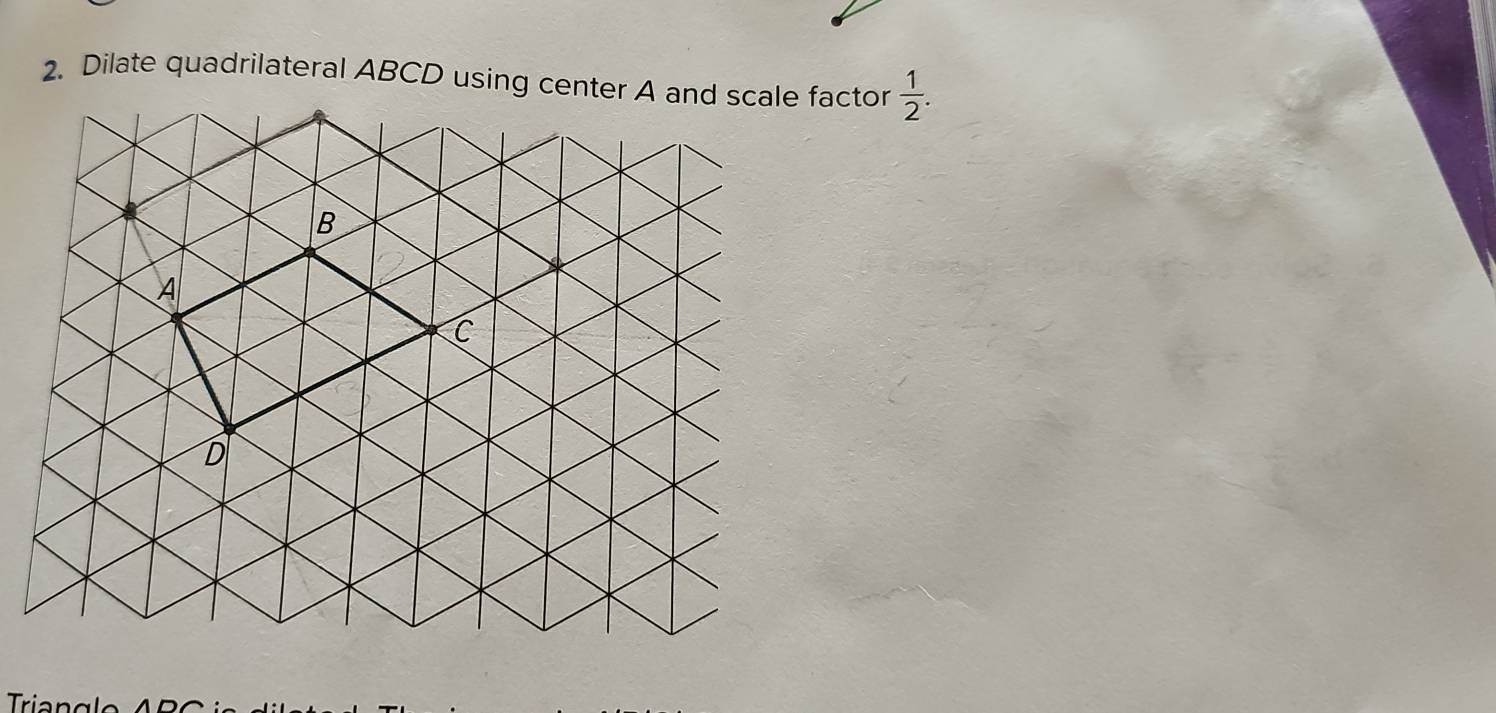  1/2 . 
Triangle