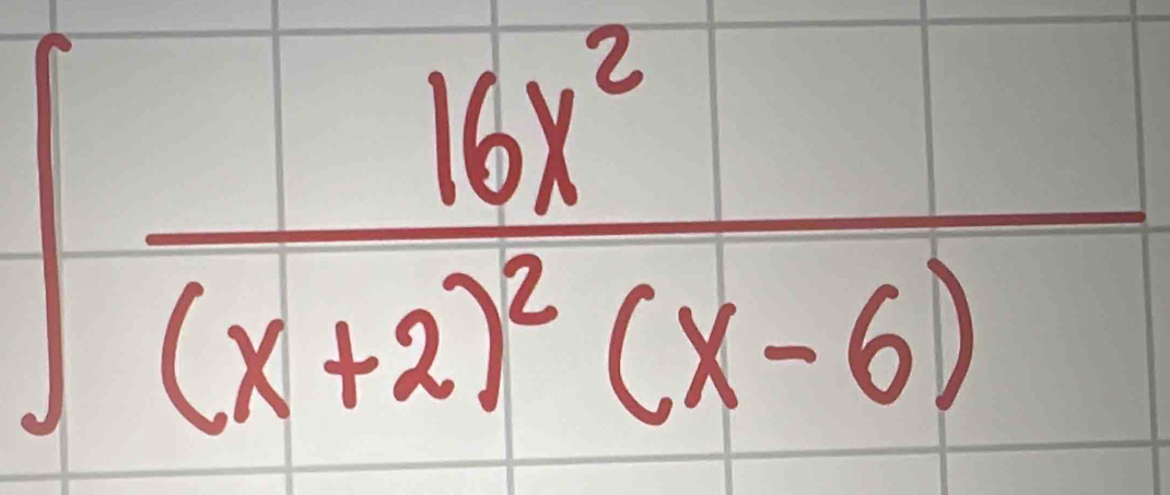 ∈t frac 16x^2(x+2)^2(x-6)