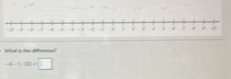 Nhat ं te वiferencs
-4-(-10)= □