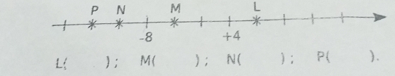 L ) ; M( )； N( ) ； P( ).