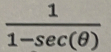  1/1-sec (θ ) 