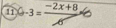 11 0-3= =2x+86