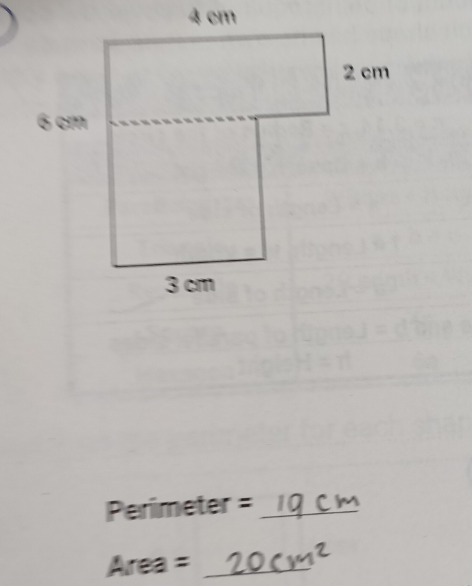 Perimeter =_ 
Area= _