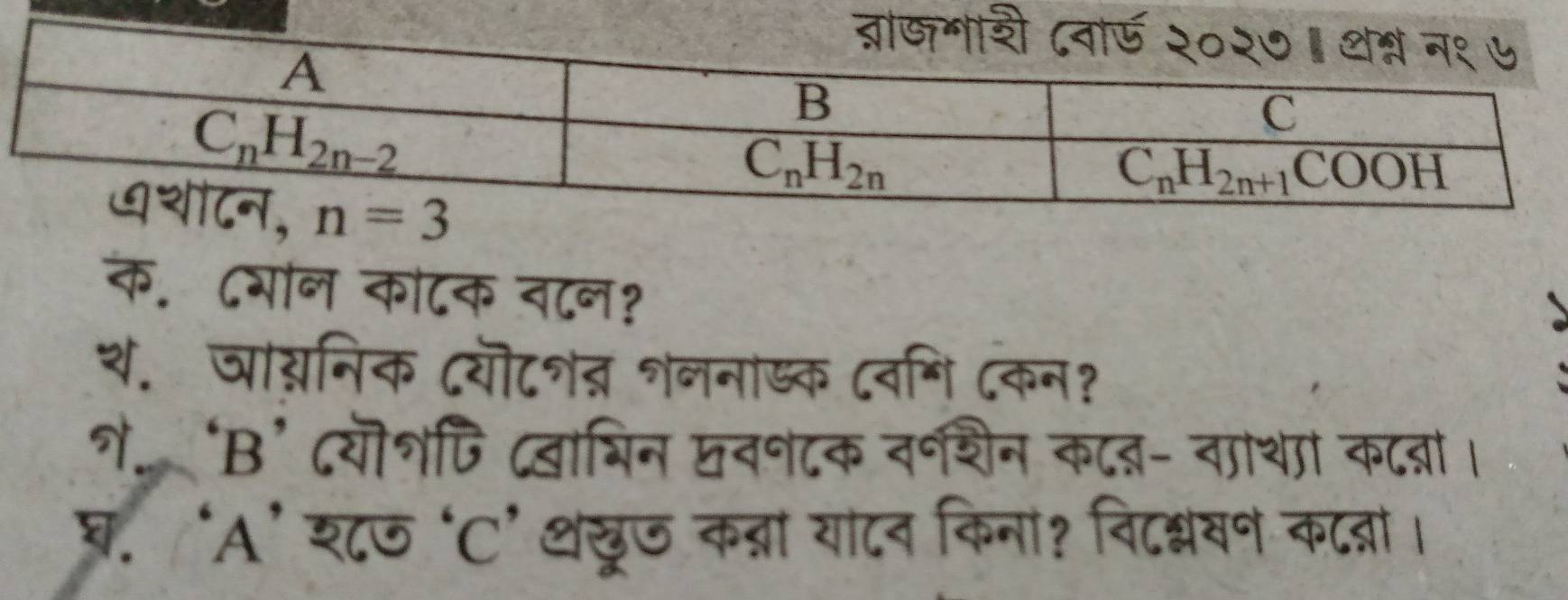 क॰ ८गॉल कॉटक न८न?
श. जाय्निक Cयॊ८शब्न शननाड्क (वगि ८कन?
१. ‘B’ दयॊशपि (बाभिन पवन८क न॰शीन क८्- वााथाा कदबां।
घ. ‘A’ श८७ ‘C’ थखूज क्ना याटन किनां? विदभ्नखन कद्ना।