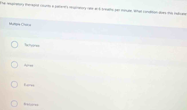 Solved: The respiratory therapist counts a patient's respiratory rate ...