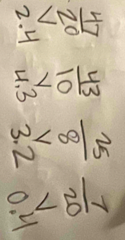 1s
 47/20  frac 43(10)^2  1/20 
8
V V
2. 4 4. 3 3. 2 ou