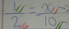 frac V_12=frac x_110