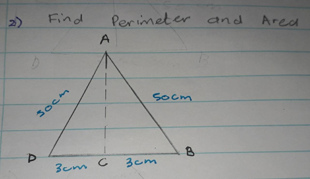 Find Perimeter and Ared