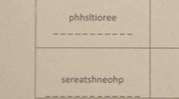 phhsltioree 
_ 
sereatshneohp