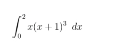 ∈t _0^(2x(x+1)^3)dx