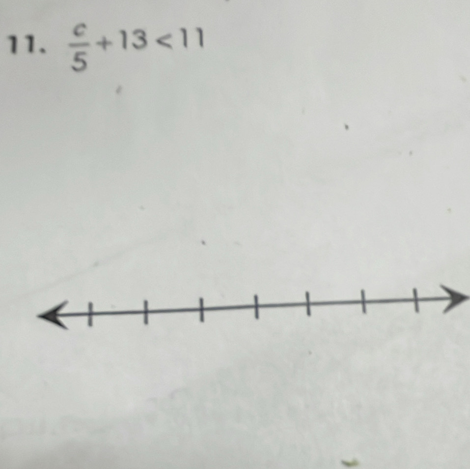  c/5 +13<11</tex>