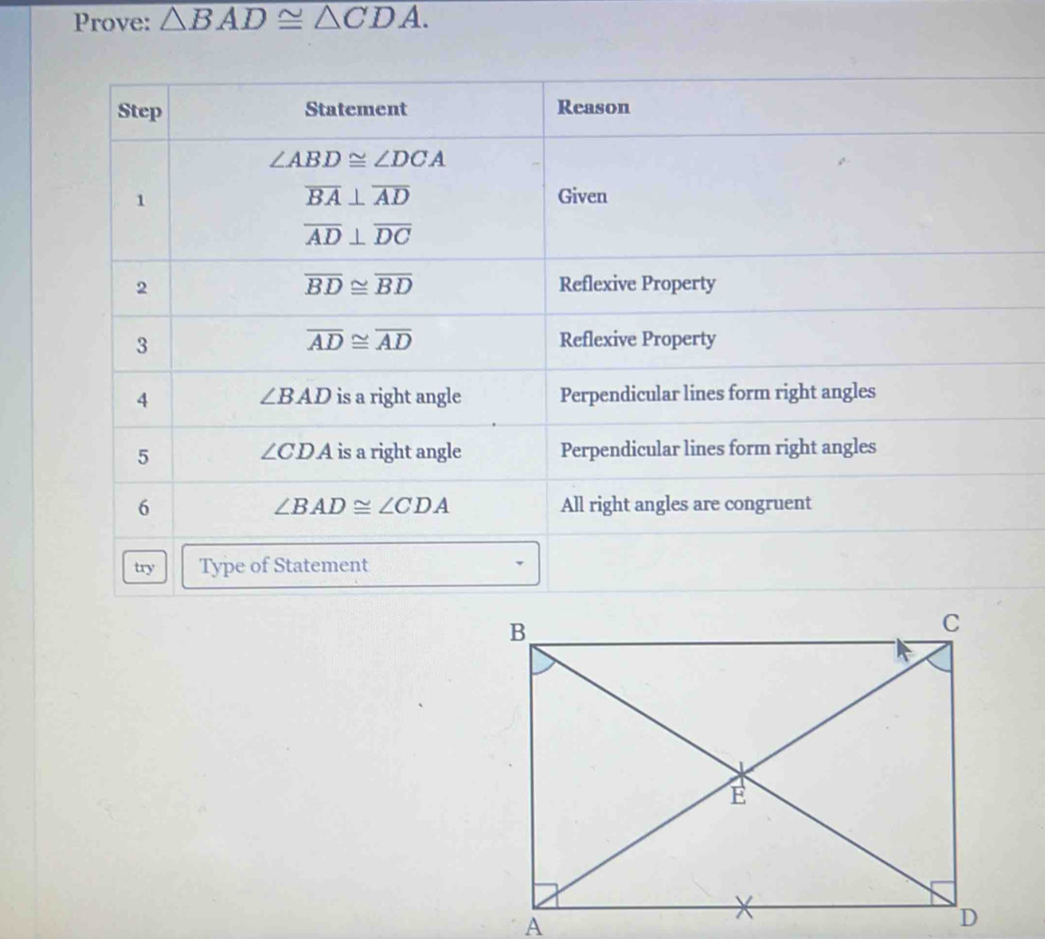 Prove: △ BAD≌ △ CDA.