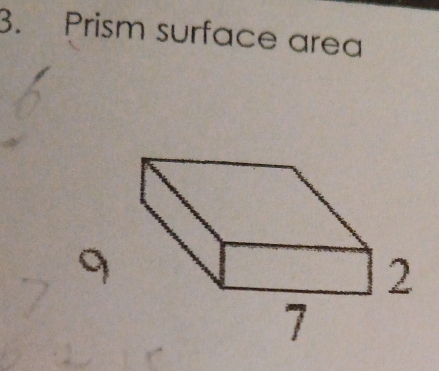 Prism surface area