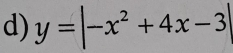 y=|-x^2+4x-3|