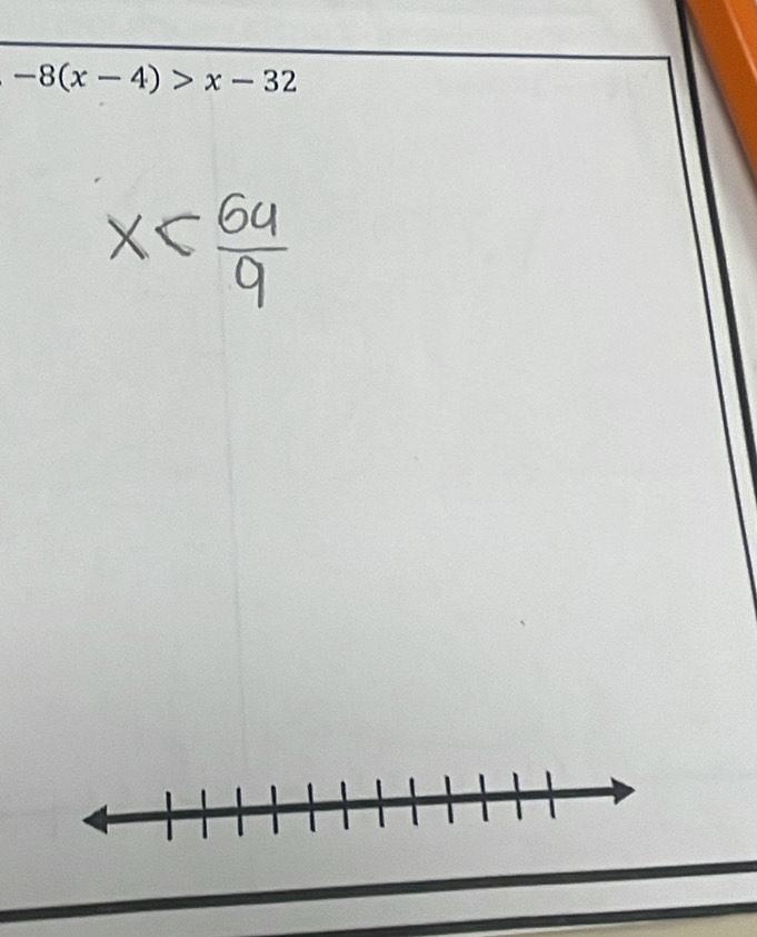 -8(x-4)>x-32