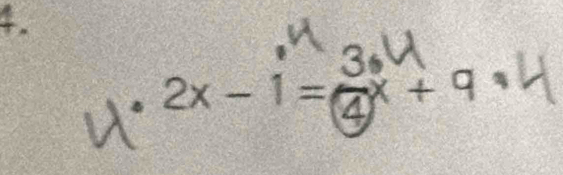 2x-1=(4)^x+9