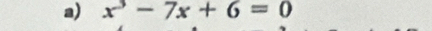 x^3-7x+6=0