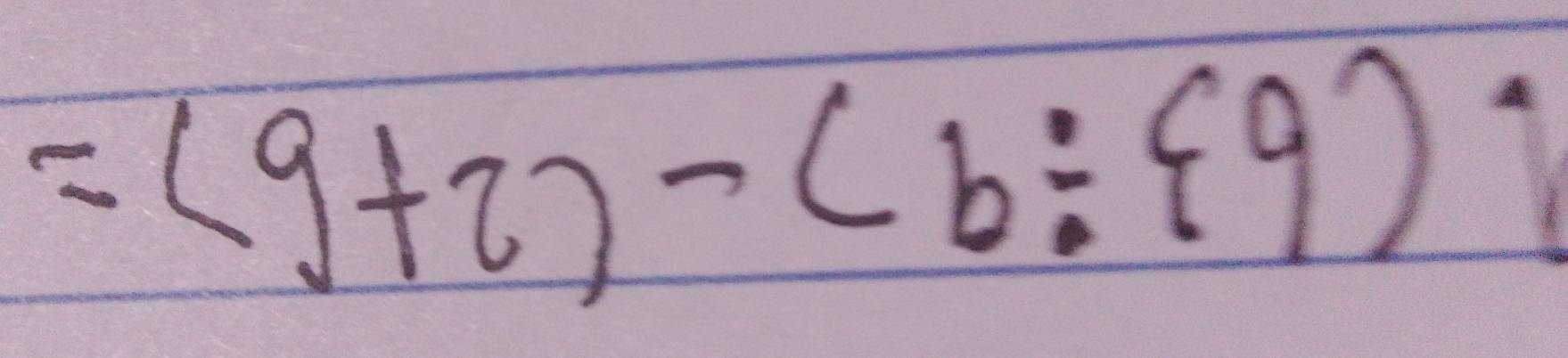 1+2)- (b/  9)
100