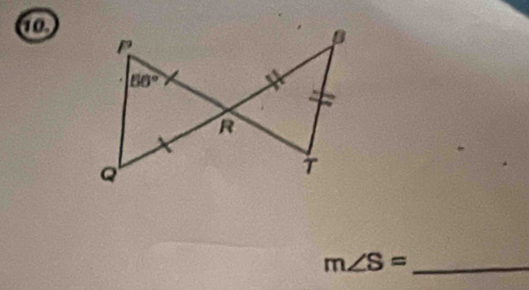 m∠ S= _