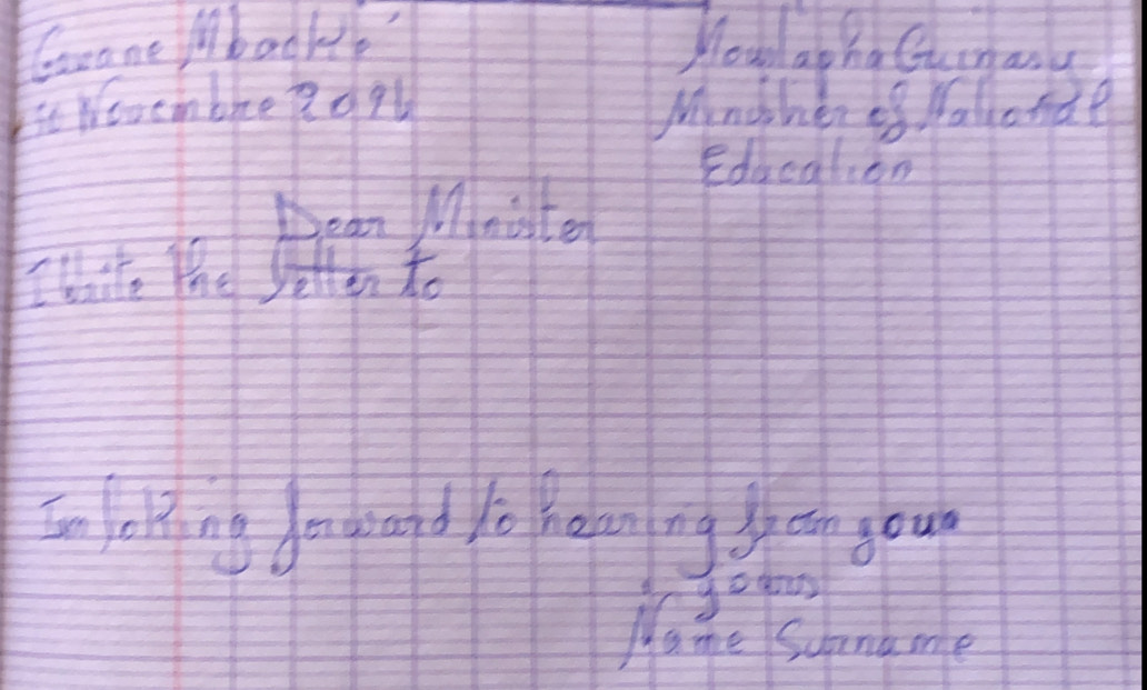 Grane Mbaokt You aoha Cunanc 
it Woocmbhe Ropt Mindher of fallarde 
Edacalion 
Dean Mniite 
Ihait, the Sellen to 
Inloking ongeagd o haan ng by en youn 
Note scb me