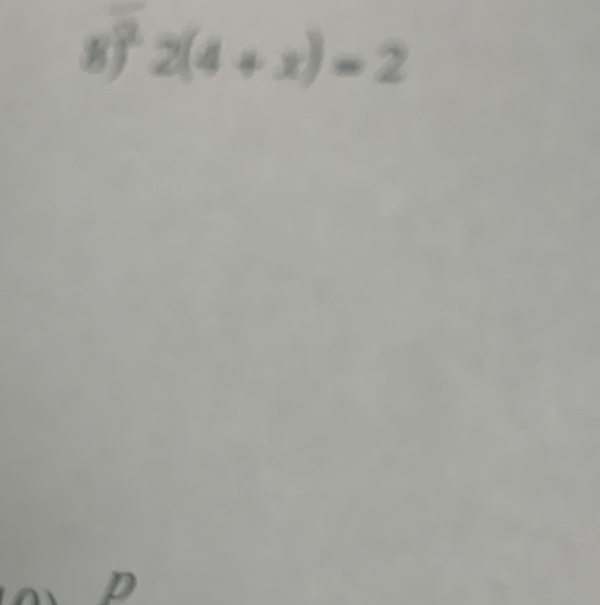 8)^22(4+x)=2