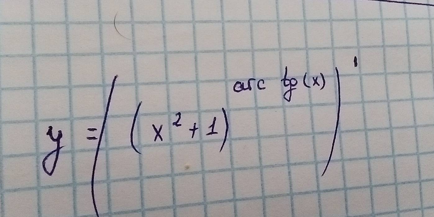 y= (x^2+1)^ax-b