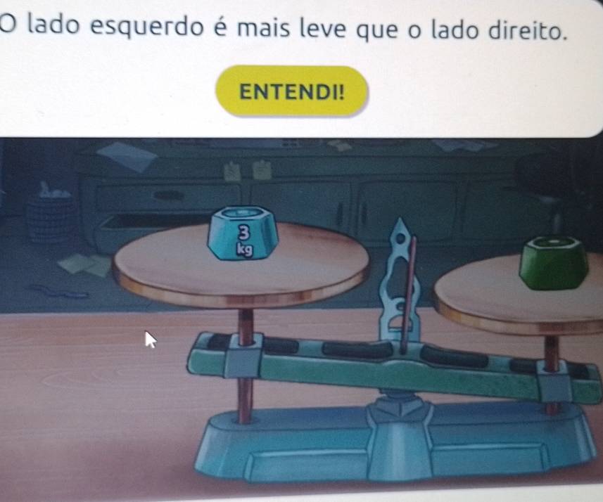 Resolvido:lado esquerdo é mais leve que o lado direito. ENTENDI!