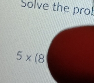 Solve the prol