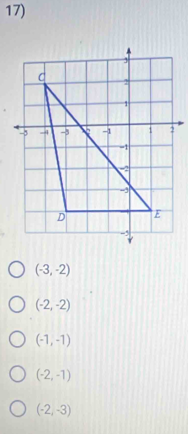 (-3,-2)
(-2,-2)
(-1,-1)
(-2,-1)
(-2,-3)