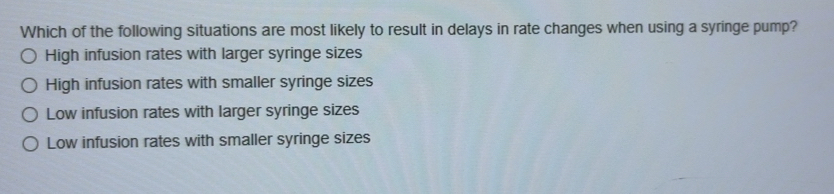 Solved: Which of the following situations are most likely to result in ...