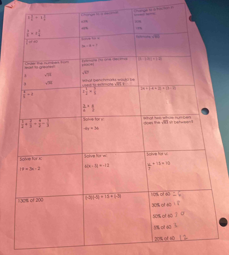 cimal Change to a fraction in