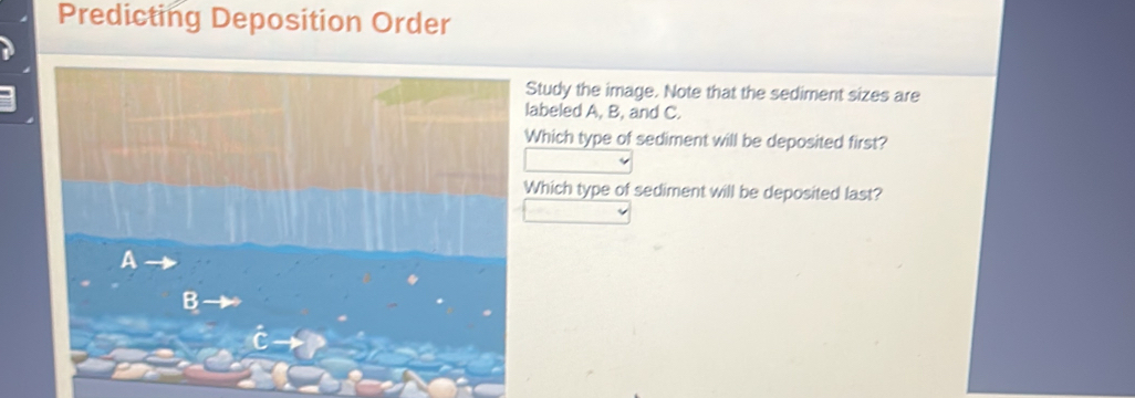 Solved: Predicting Deposition Order tudy the image. Note that the ...