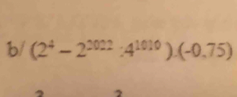 b/ (2^4-2^(2022):4^(1010))· (-0.75)