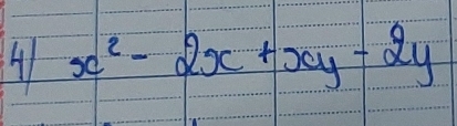 41 x^2-2x+xy-2y