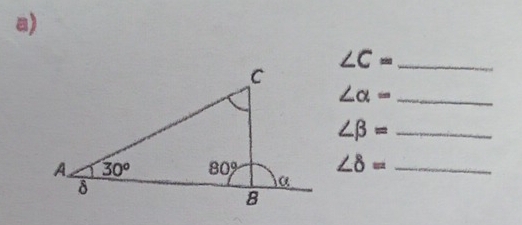 ∠ C= _
∠ alpha = _
_ ∠ beta =
∠ 8= _