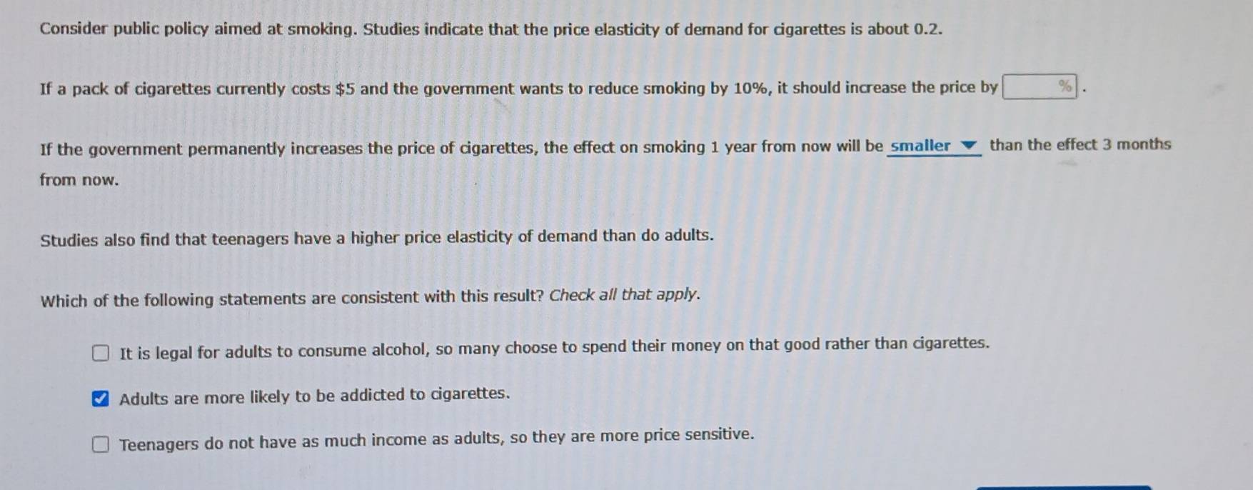 short term effect of smoking cigarettes Health effects of smoking tobacco