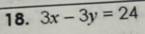 3x-3y=24