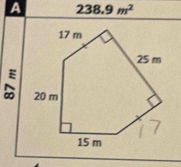 238.9m^2
d 
_  . 
frac  .