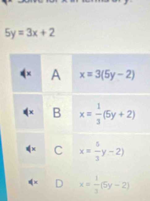 5y=3x+2