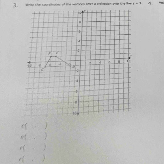 y=3. 4. Wri 
. 
, 
5