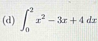 ∈t _0^(2x^2)-3x+4dx