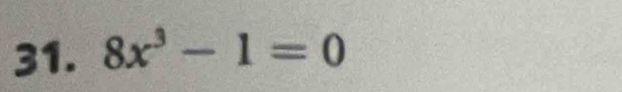 8x^3-1=0