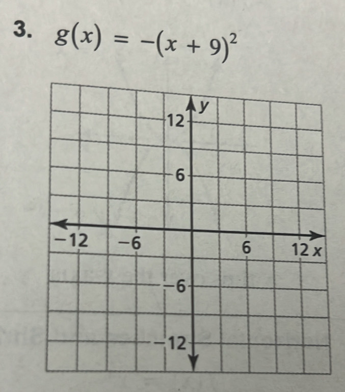 g(x)=-(x+9)^2