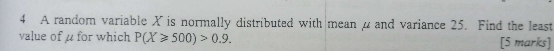 Selesai:A random variable X is normally distributed with mean μ and ...
