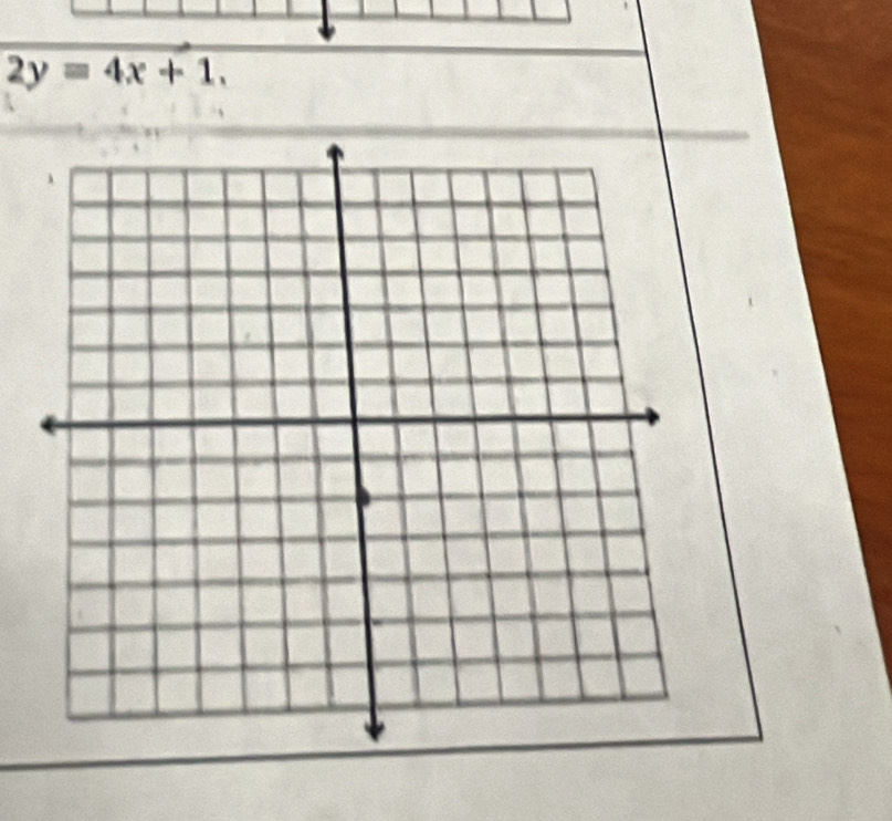 2y=4x+1.