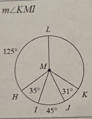 m∠ KMI