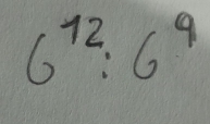 6^(12):6^9