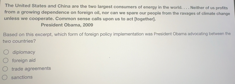Résolu :The United States and China are the two largest consumers of ...