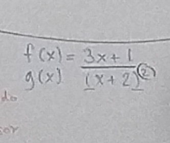 beginarrayr f(x) g(x)endarray = (3x+1)/x 
do 
for