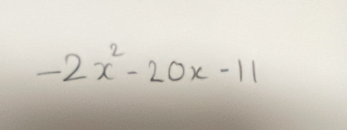 -2x^2-20x-11